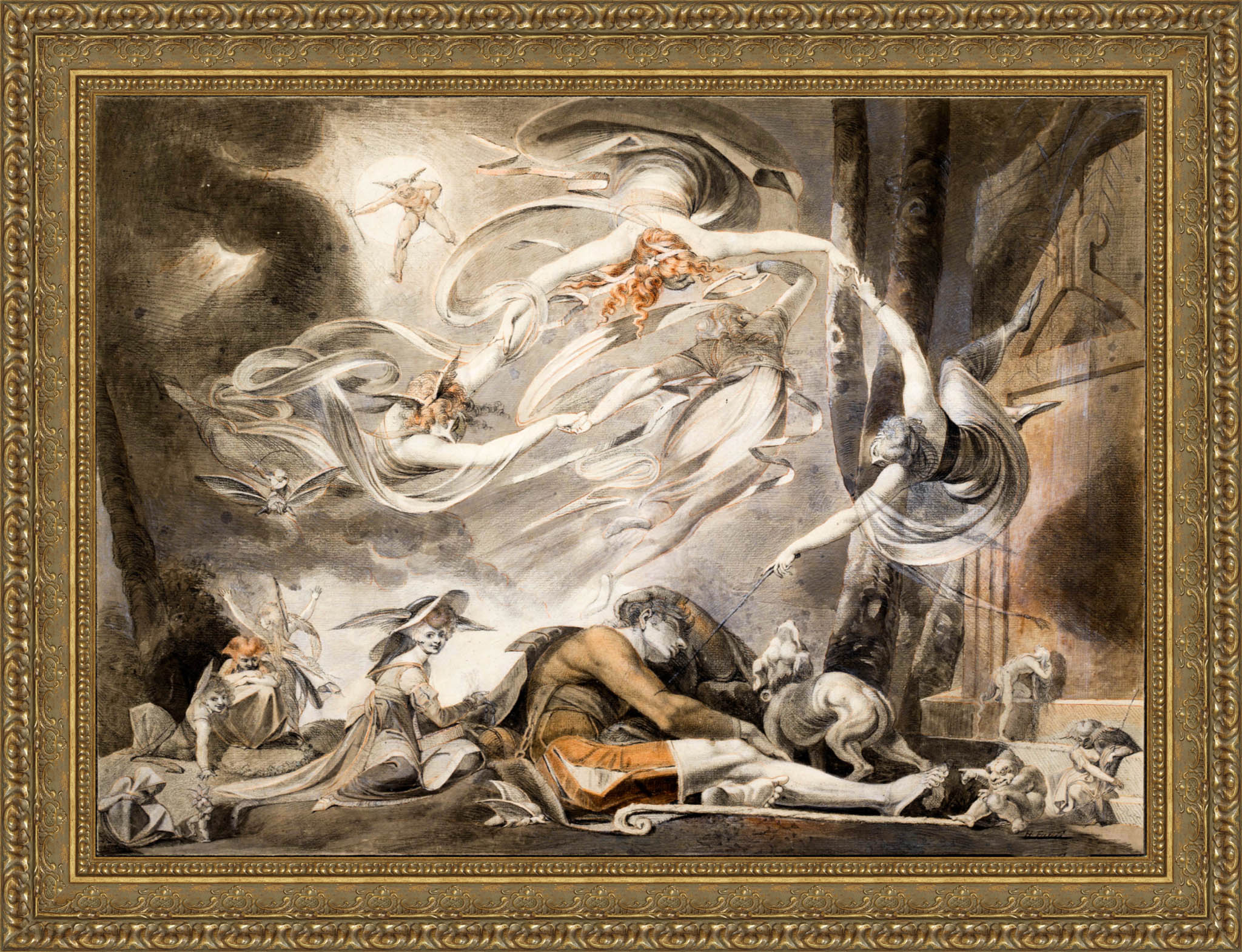 The Shepherd's Dream – Henry Fuseli, 1786 - Canvas Classics