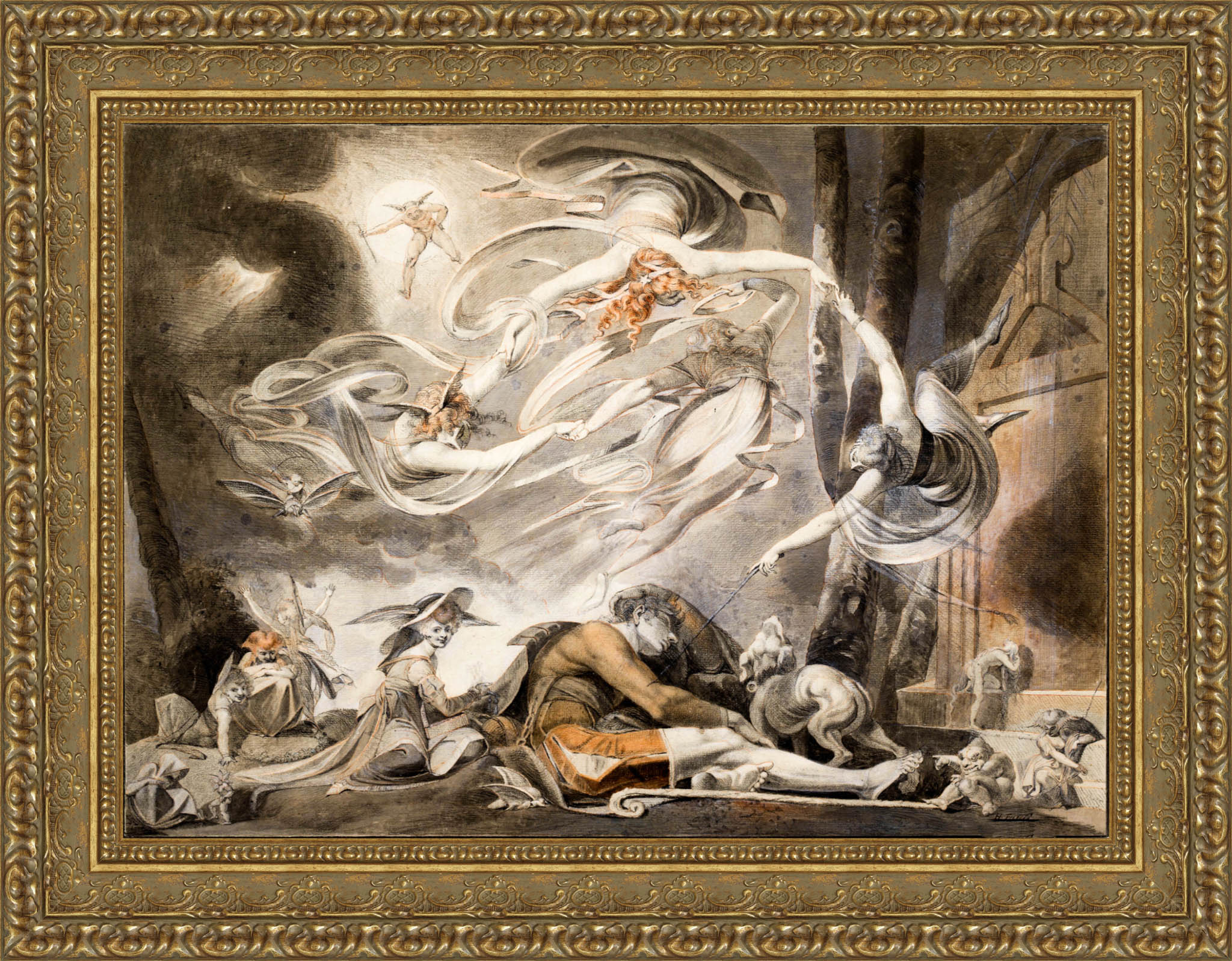 The Shepherd's Dream – Henry Fuseli, 1786 - Canvas Classics