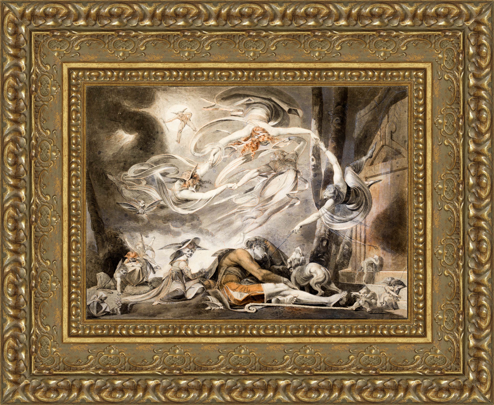 The Shepherd's Dream – Henry Fuseli, 1786 - Canvas Classics