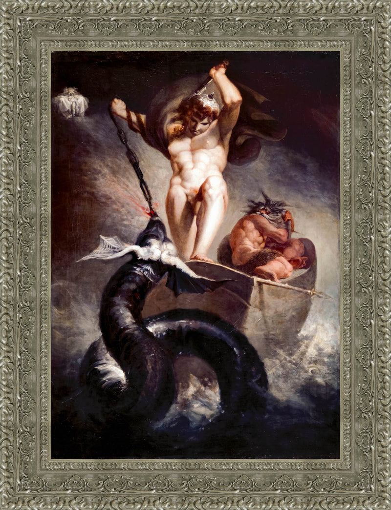 Thor Battering The Midgard Serpent – Henry Fuseli, 1790