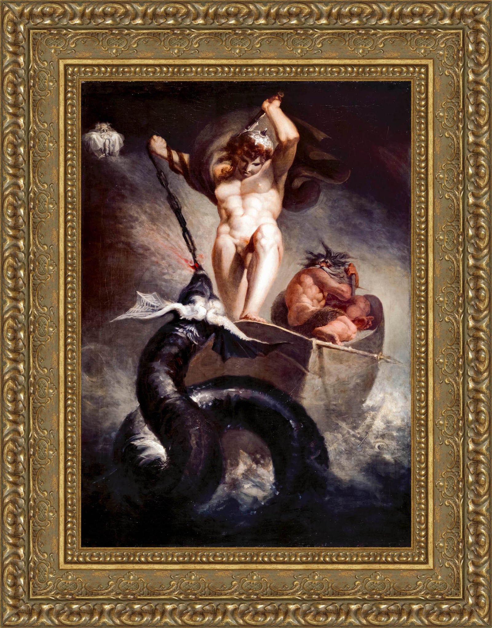 Thor Battering The Midgard Serpent – Henry Fuseli, 1790