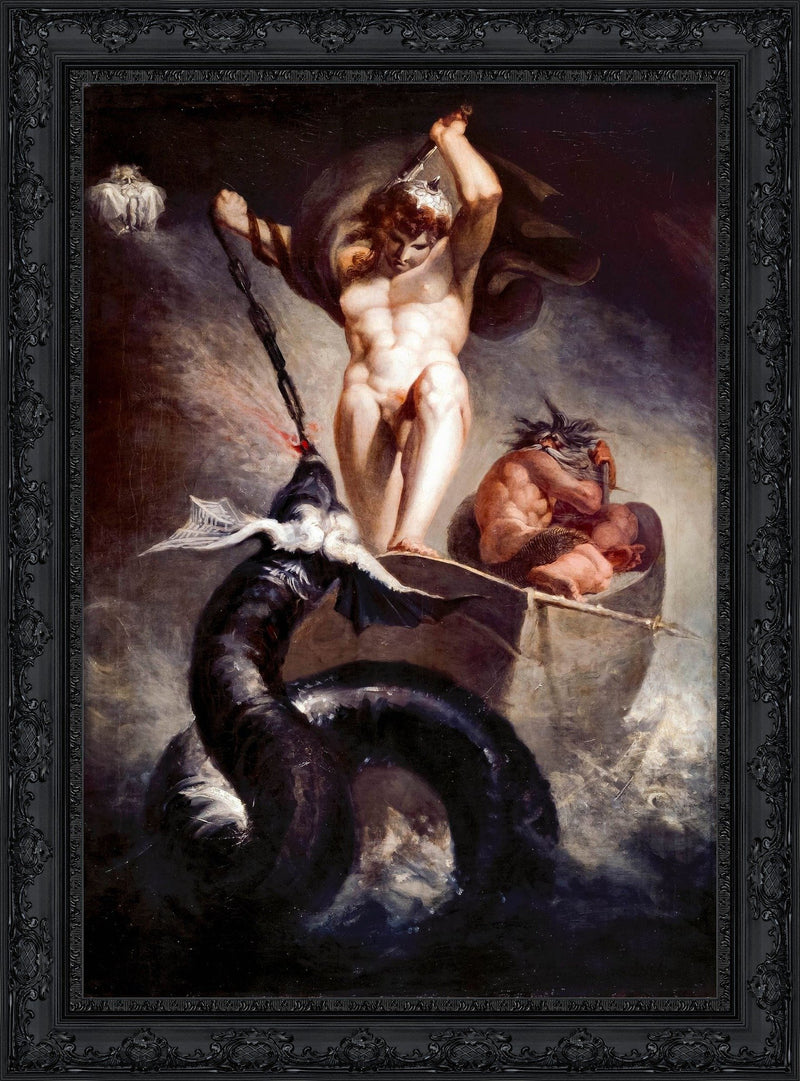 Thor Battering The Midgard Serpent – Henry Fuseli, 1790