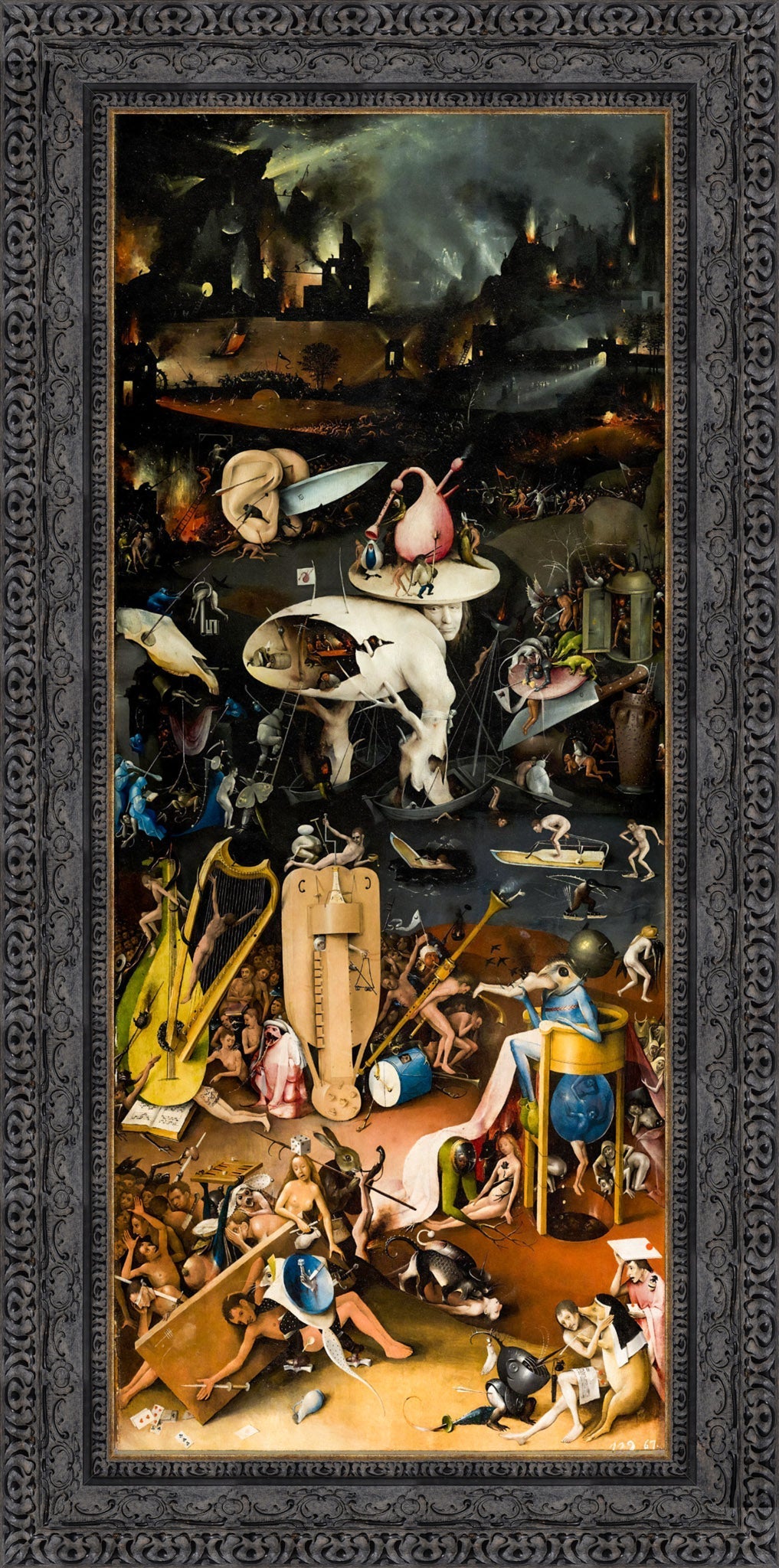 Hieronymus Bosch: The Garden of Earthly Delights, Hell | Restored