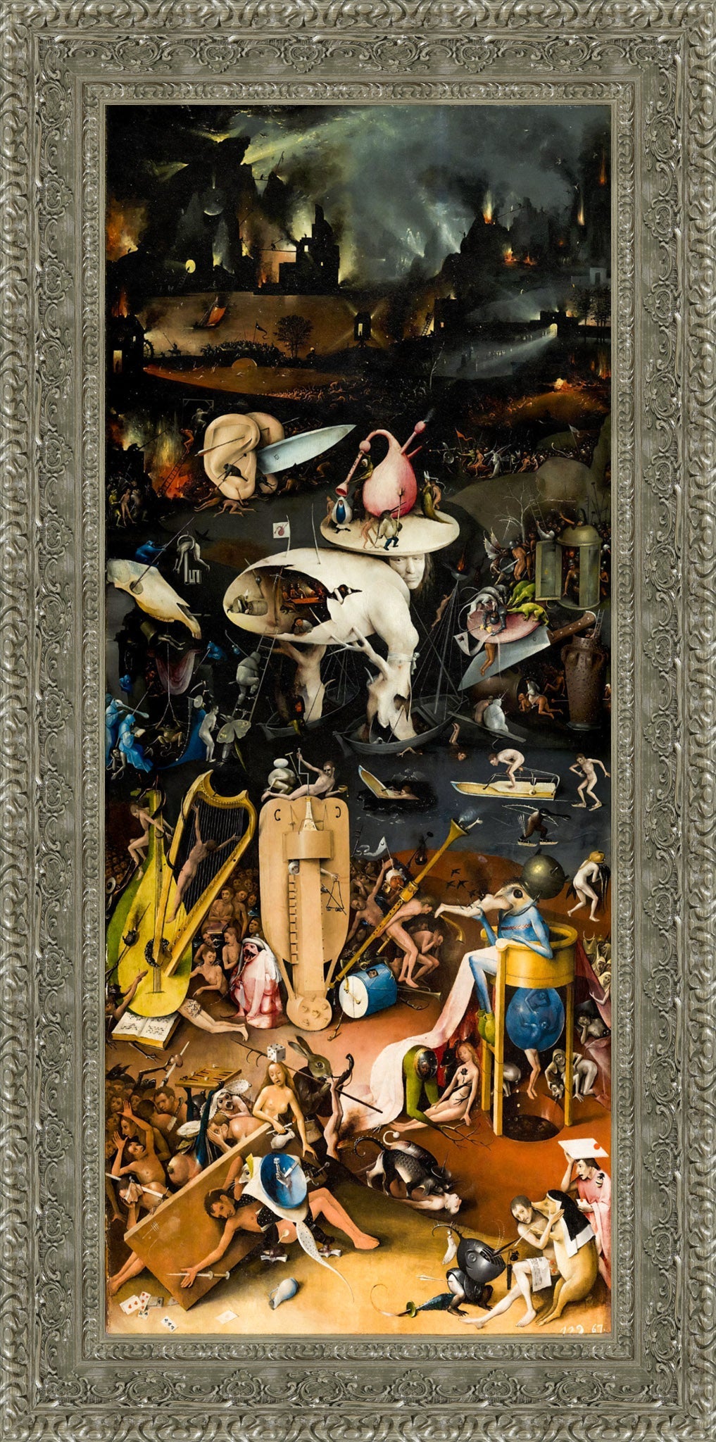 Hieronymus Bosch: The Garden of Earthly Delights, Hell | Restored