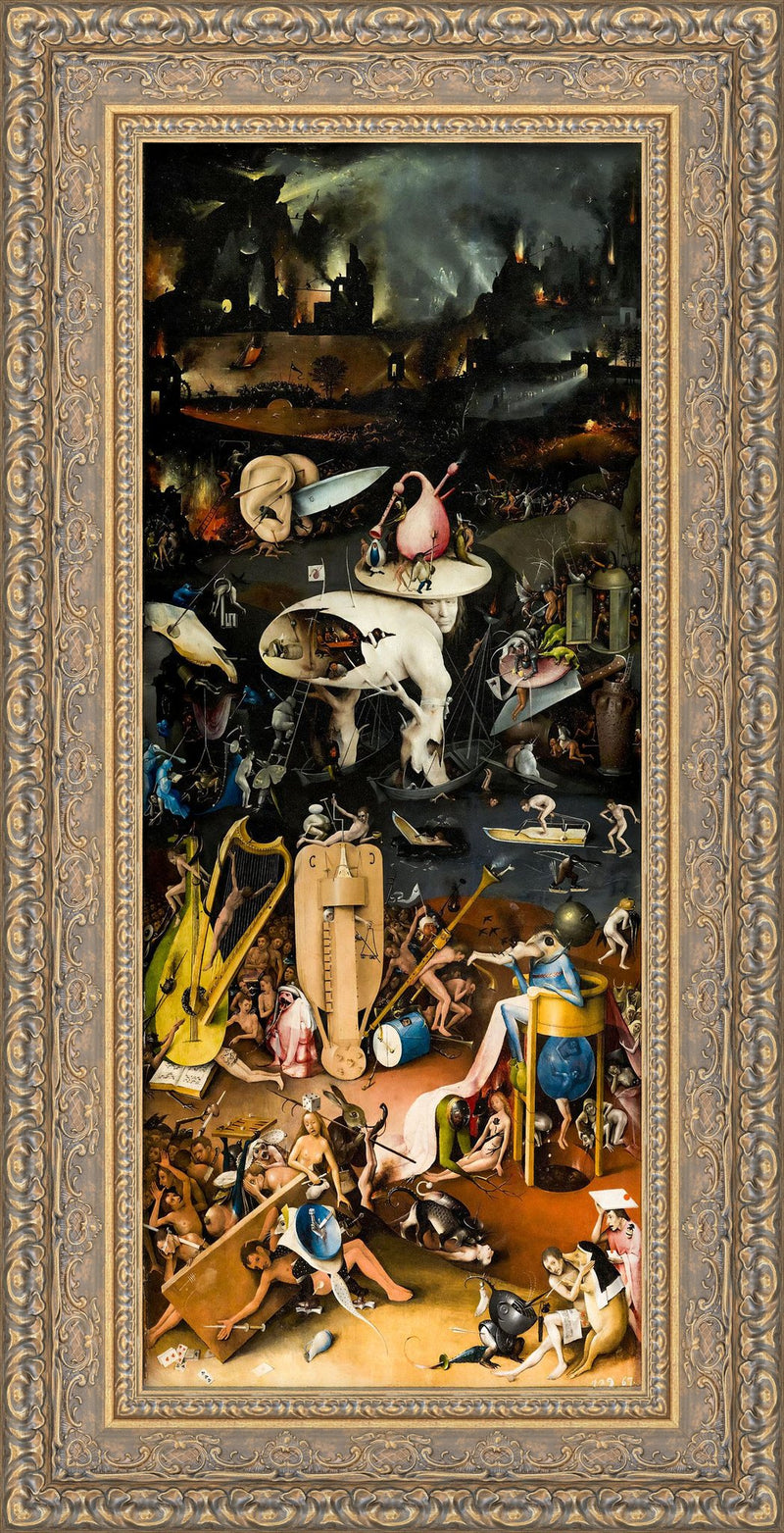 The Garden of Earthly Delights, Hell – Hieronymus Bosch, 1490–1510