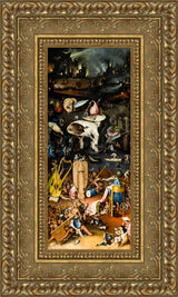 The Garden of Earthly Delights, Hell – Hieronymus Bosch, 1490–1510