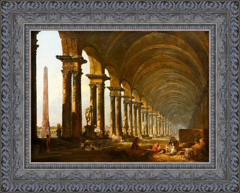 Colonnade – Hubert Robert, c. 1780