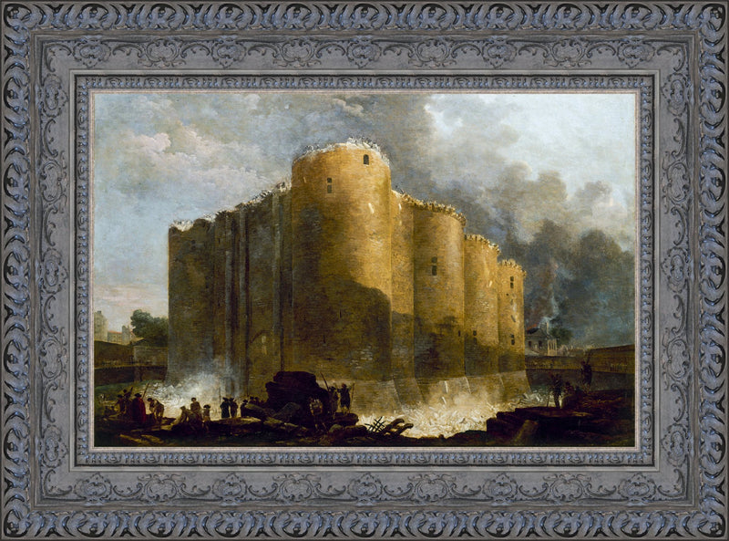 The Bastille in the First Days of Its Demolition – Hubert Robert, 1789