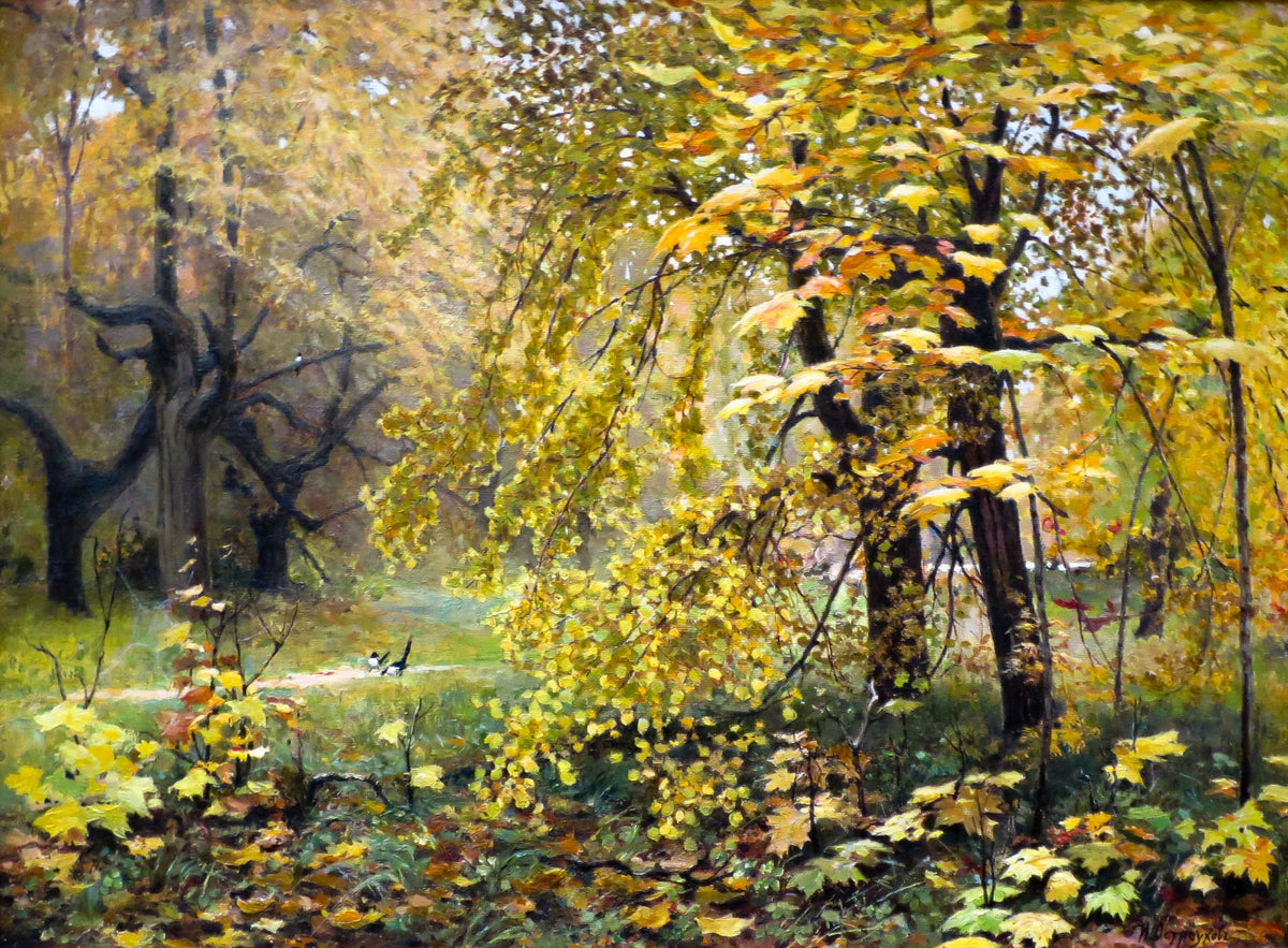Golden Autumn – Ilya Ostroukhov, 1887, framed