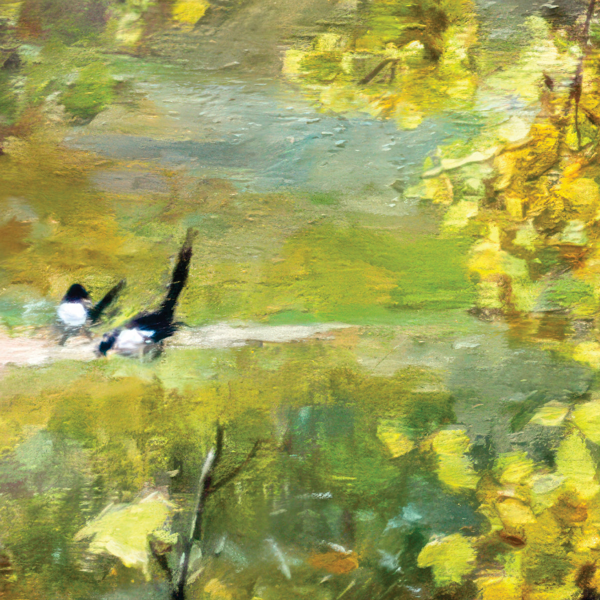 Golden Autumn – Ilya Ostroukhov, 1887, print detail at full resolution