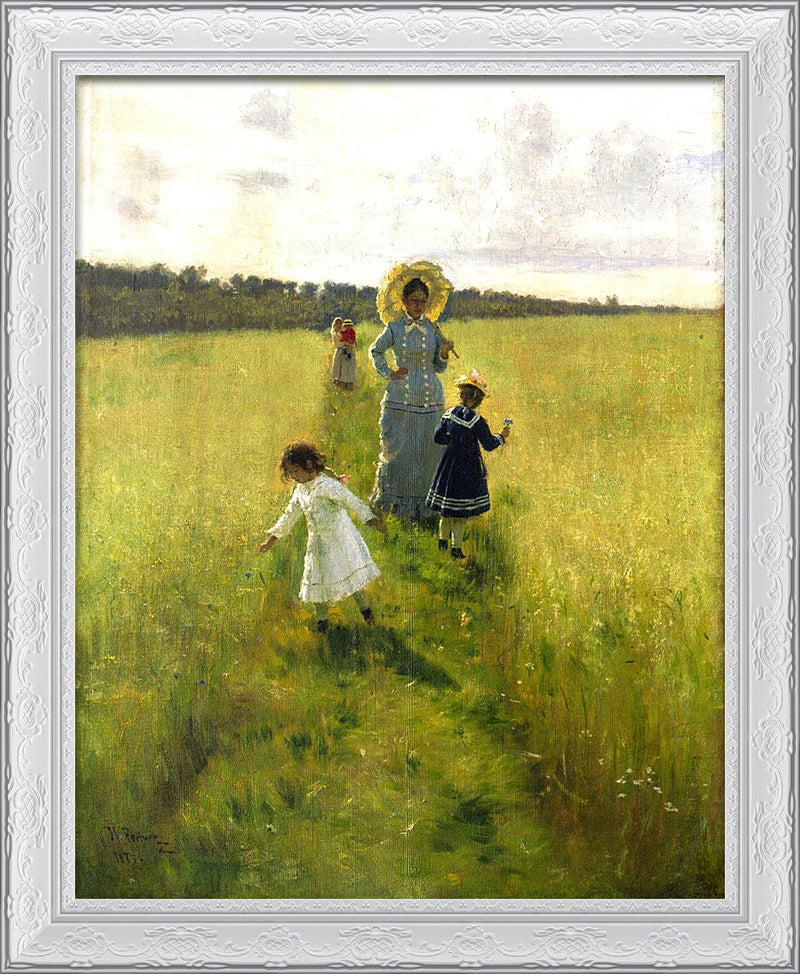 At the Boundary – Ilya Repin, 1879