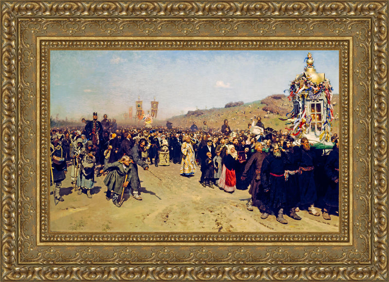 Religious Procession in Kursk Gubernia – Ilya Repin, 1883