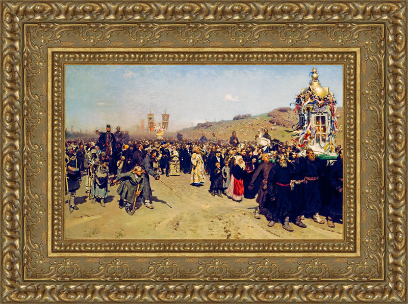 Religious Procession in Kursk Gubernia – Ilya Repin, 1883