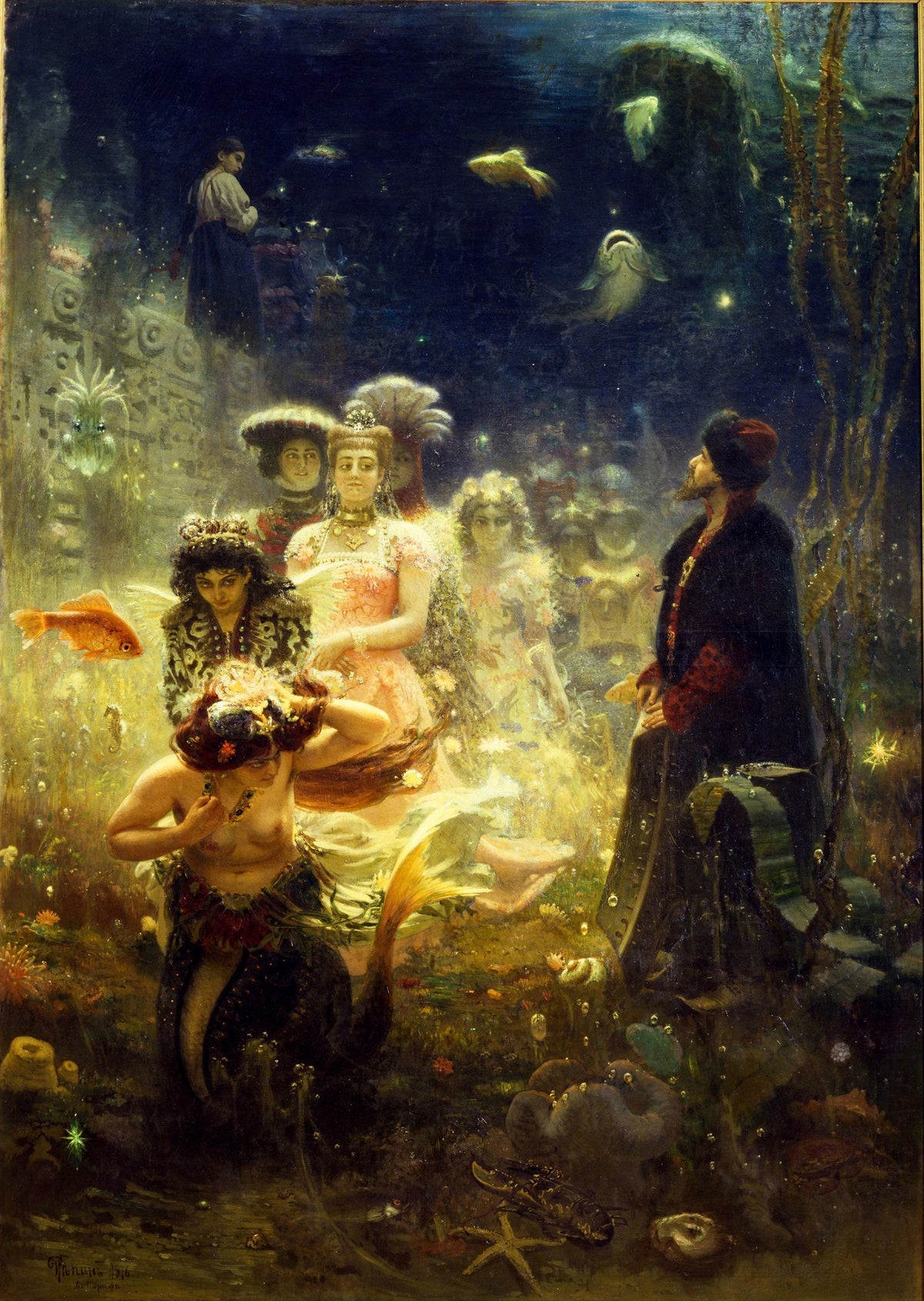 Sadko – Ilya Repin, 1876, framed