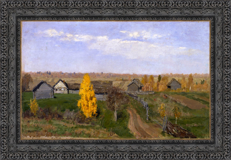 Golden Autumn in Slobodka – Isaac Levitan, 1893