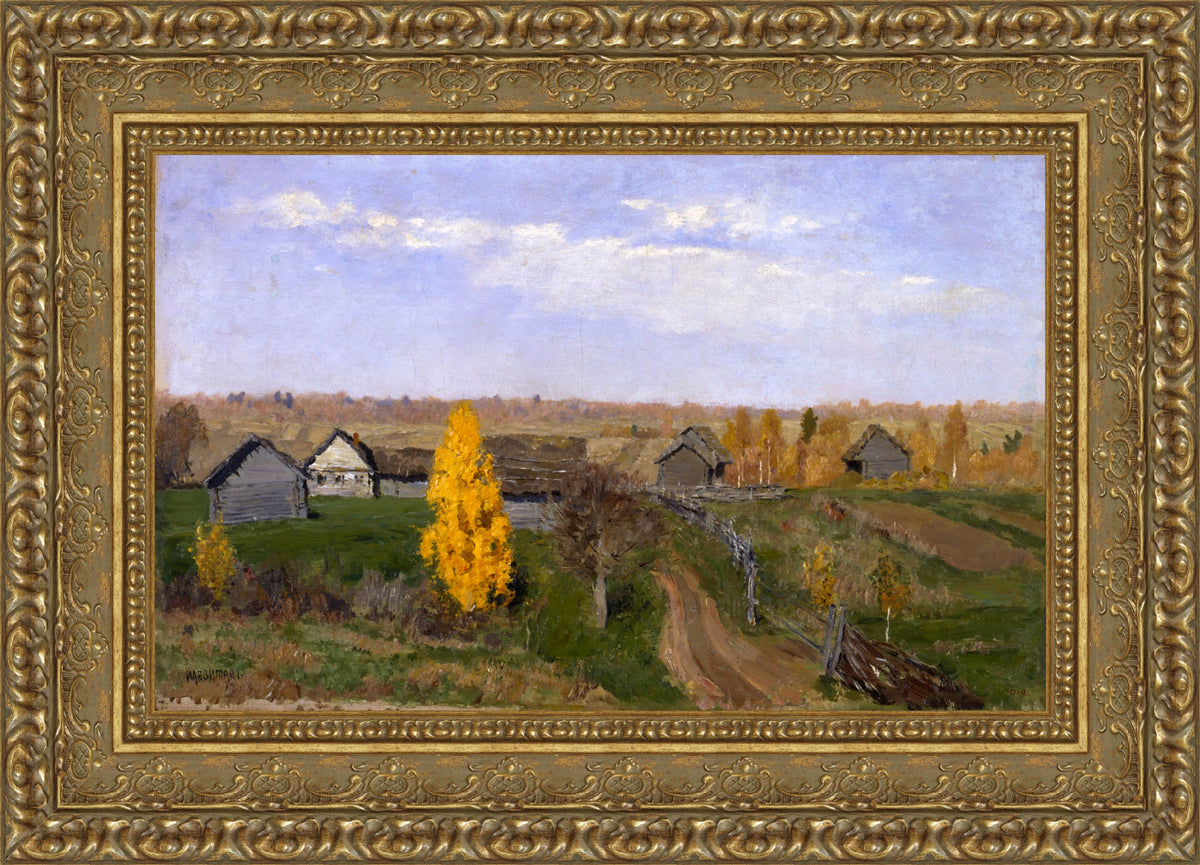Golden Autumn in Slobodka – Isaac Levitan, 1893