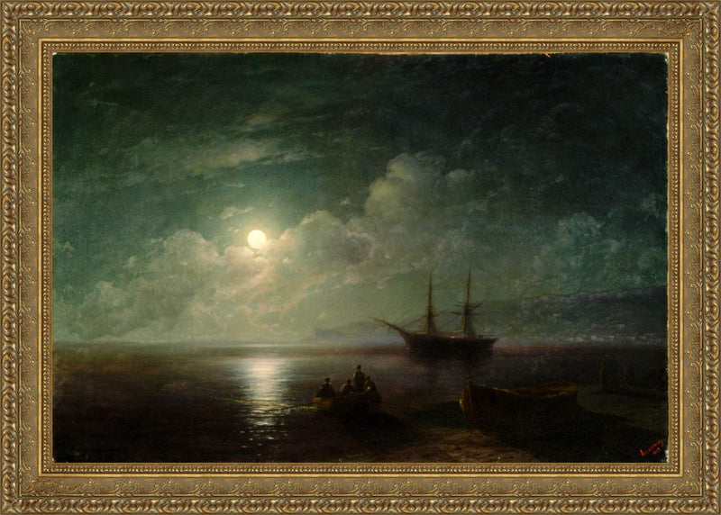 Moonlit Sea – Ivan Aivazovsky, 1857