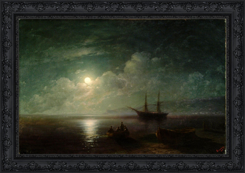 Moonlit Sea – Ivan Aivazovsky, 1857