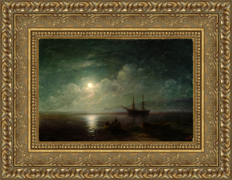 Moonlit Sea – Ivan Aivazovsky, 1857