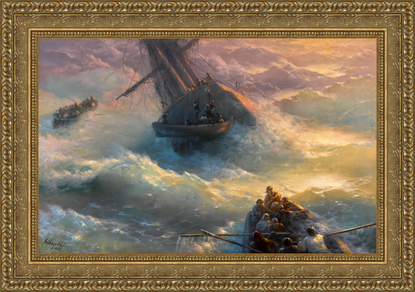 Abandoning Ship – Ivan Aivazovsky, 1897