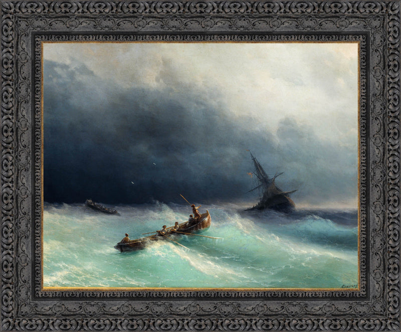 Storm at Sea – Ivan Aivazovsky, 1893