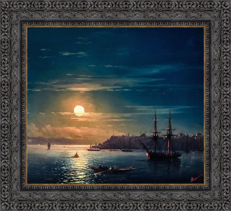 Constantinople in Moonlight – Ivan Aivazovsky, 1889