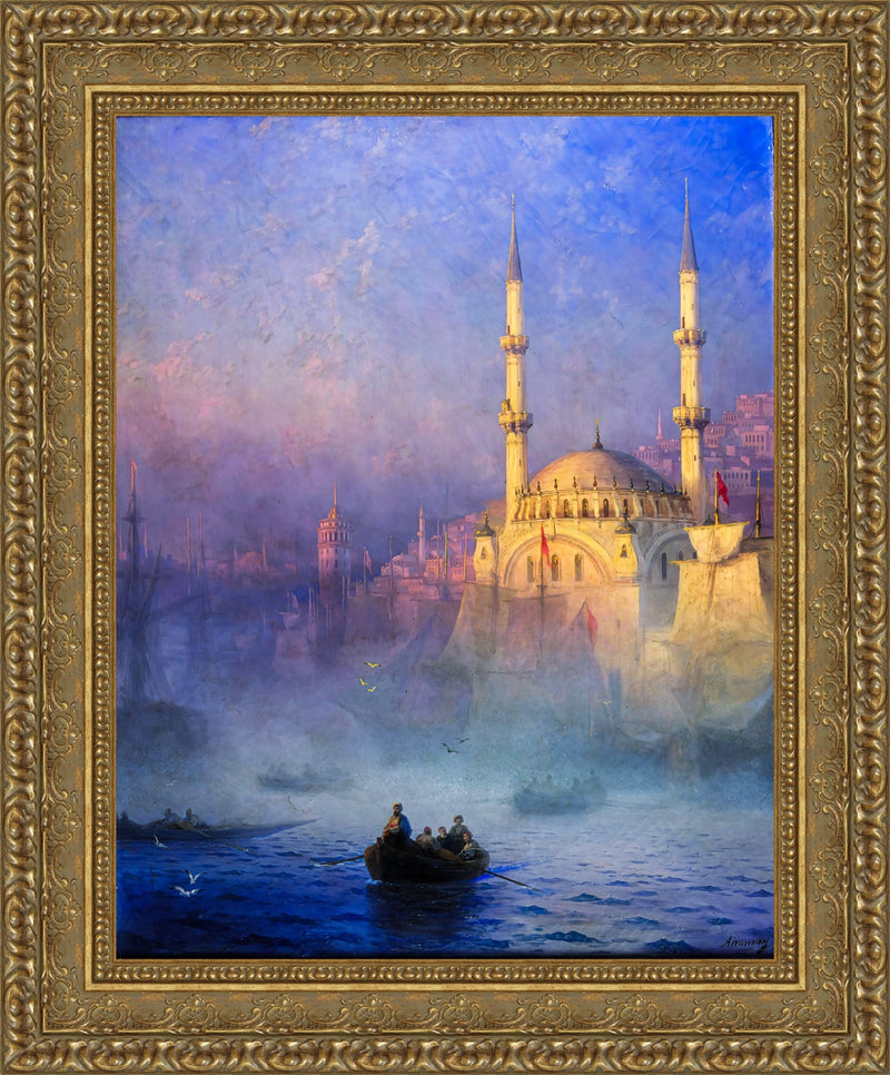 View of Tophane Mosque, Constantinople – Ivan Aivazovsky, 1891