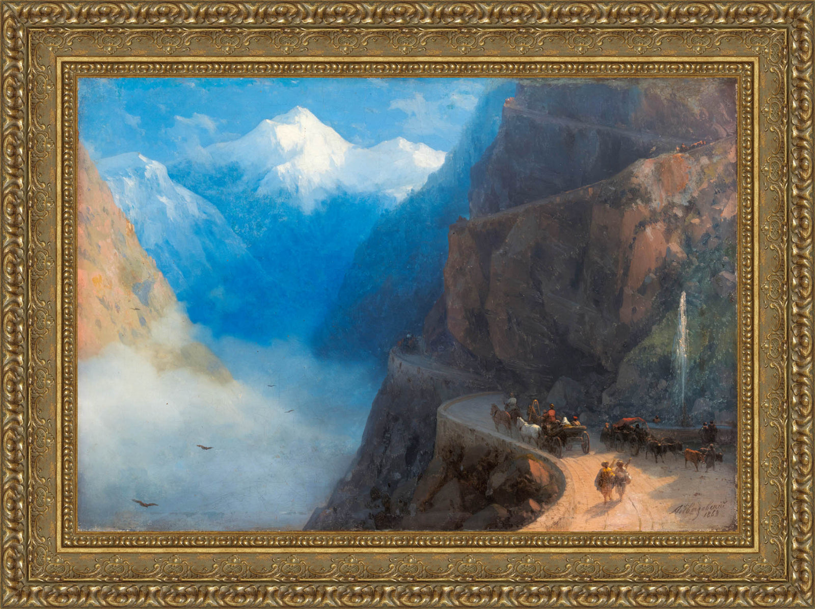 From Mleta to Gudauri – Ivan Aivazovsky, 1868