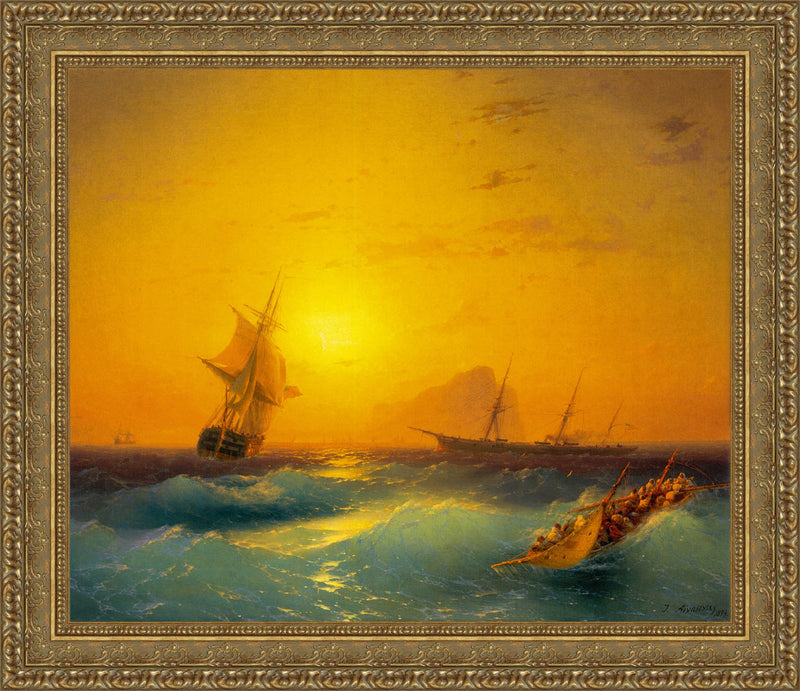 Gibraltar – Ivan Aivazovsky, 1873