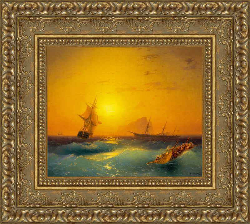 Gibraltar – Ivan Aivazovsky, 1873