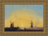 In the Roads, Evening – Ivan Aivazovsky, 1871