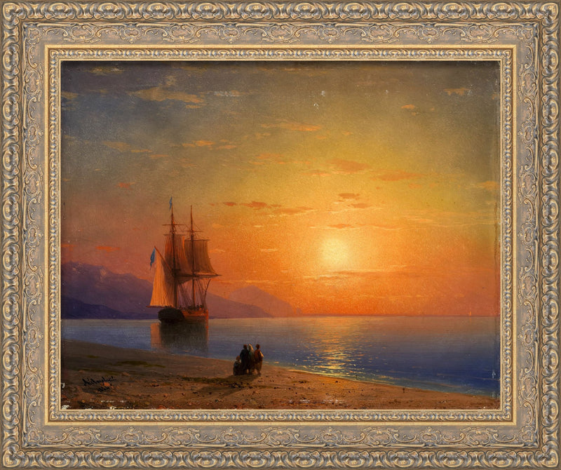 Sunset Over the Sea (Anagoria) – Ivan Aivazovsky, 1870