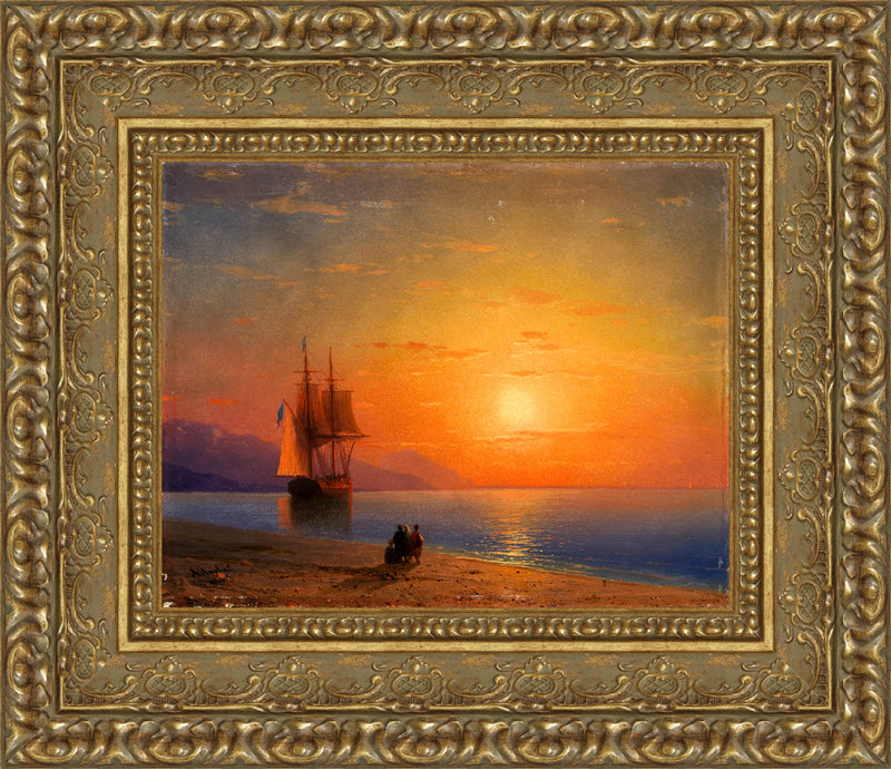 Sunset Over the Sea (Anagoria) – Ivan Aivazovsky, 1870