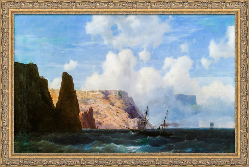 Rocky Cliffs – Ivan Aivazovsky, 1869