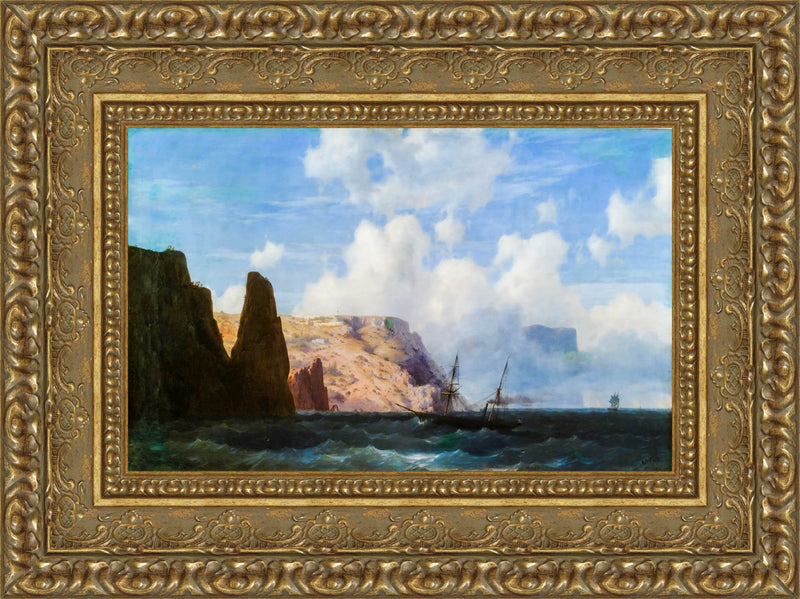 Rocky Cliffs – Ivan Aivazovsky, 1869