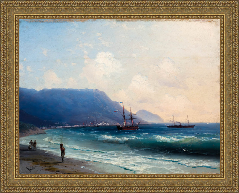 Coastal Scene near Yalta – Ivan Aivazovsky, c. 1880