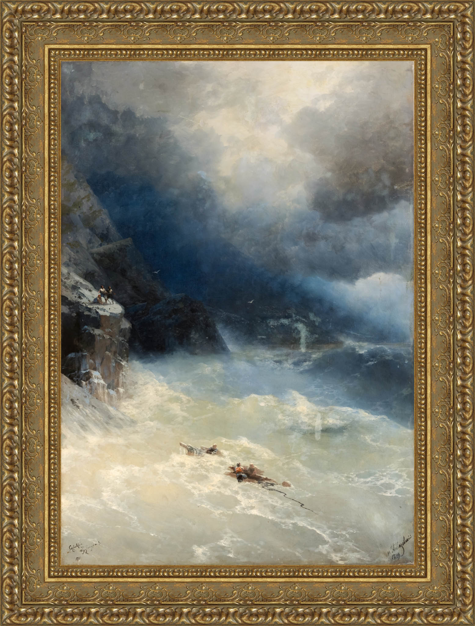 Storm – Ivan Aivazovsky, 1886