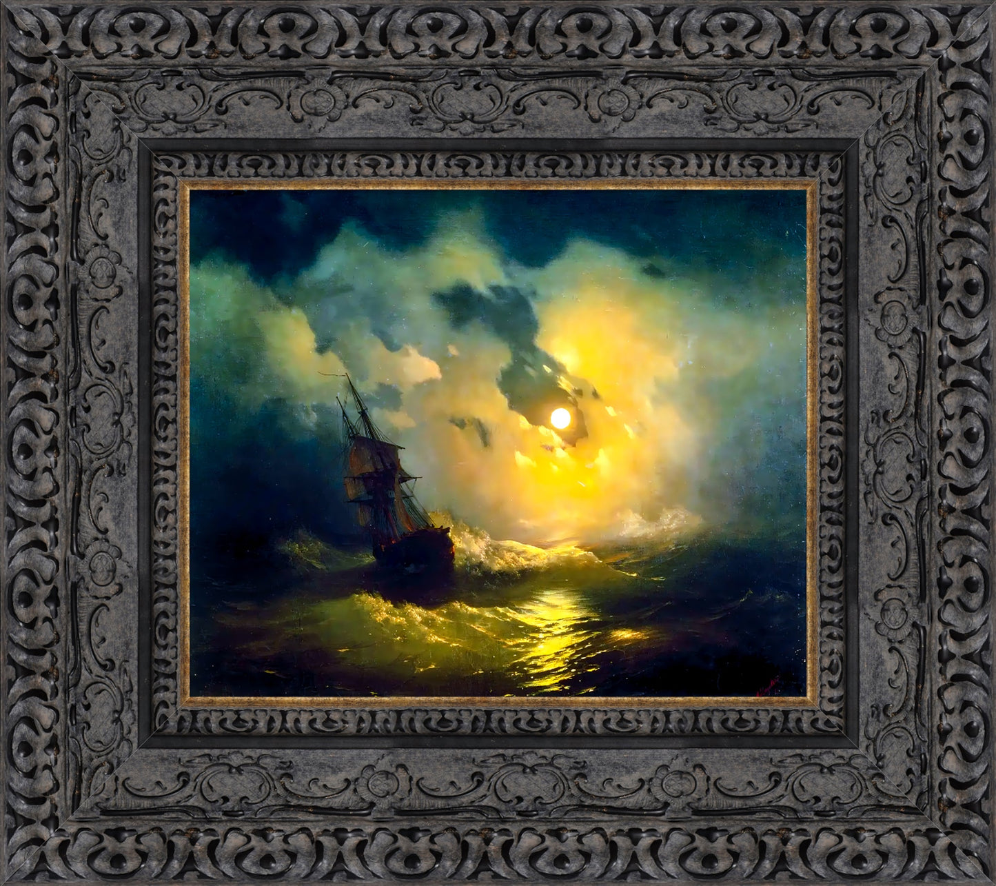 Stormy Sea at Night