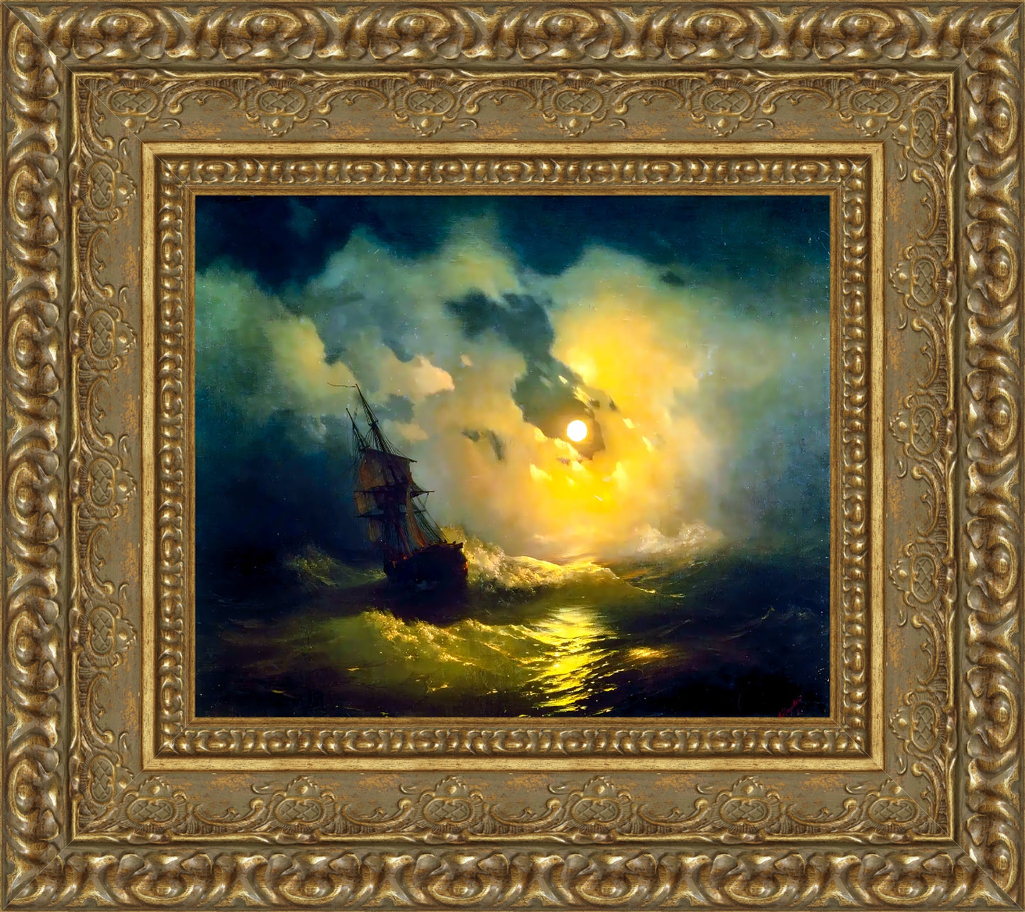 Stormy Sea at Night