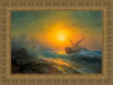 Stormy Sea at Sunset – Ivan Aivazovsky, 1896