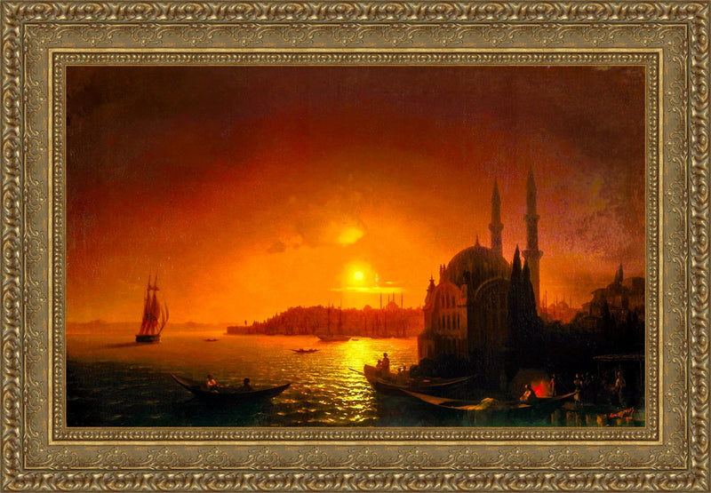 View of Constantinople by Moonlight – Ivan Aivazovsky, 1846