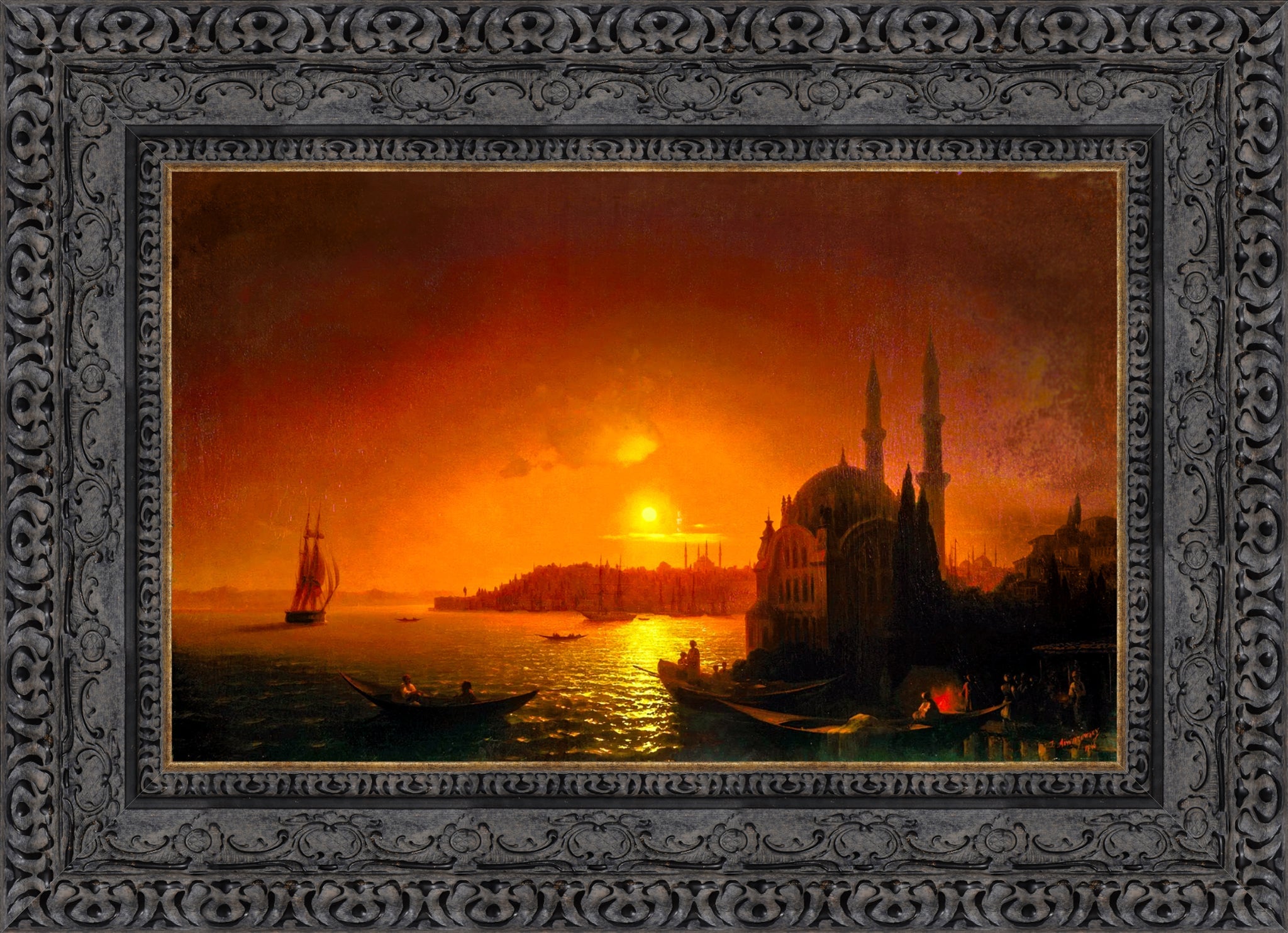 View of Constantinople by Moonlight