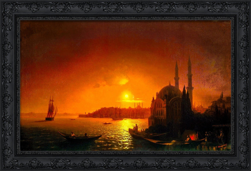 View of Constantinople by Moonlight – Ivan Aivazovsky, 1846
