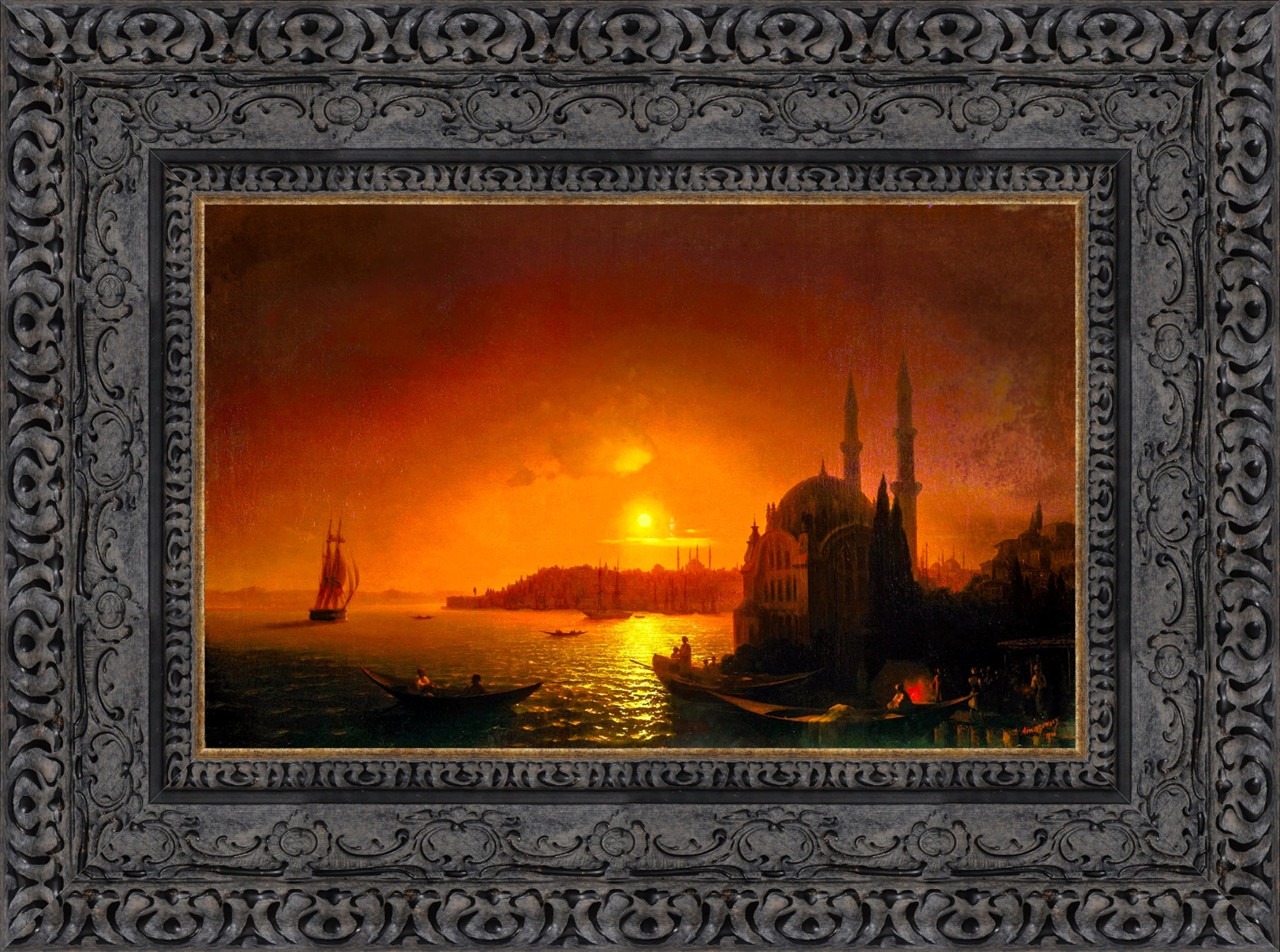 View of Constantinople by Moonlight