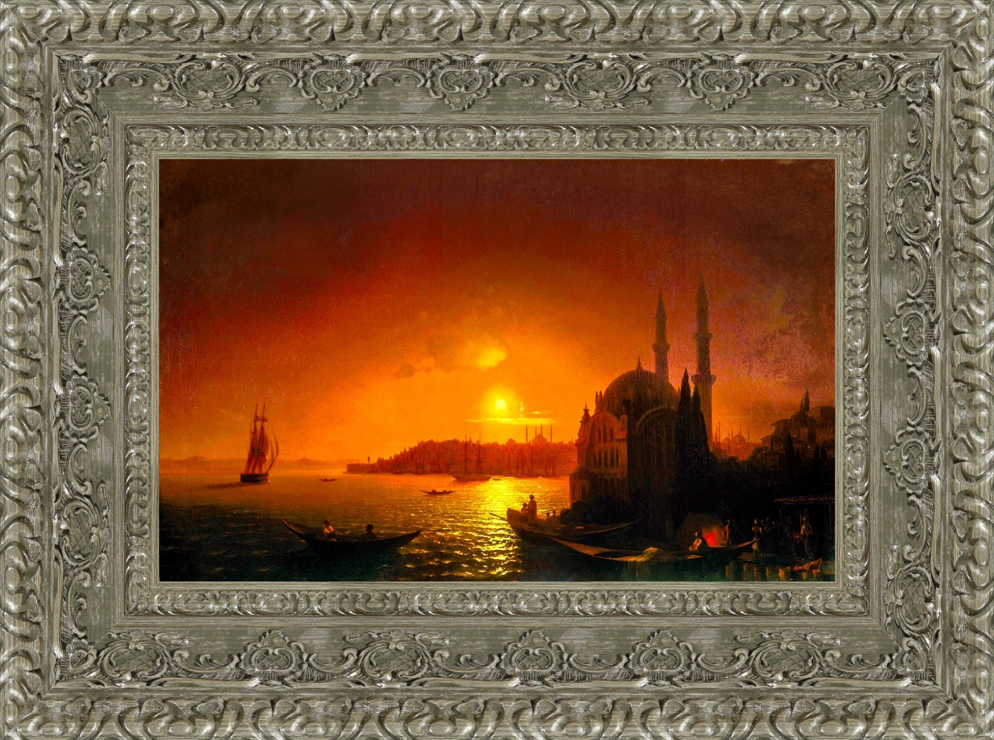 View of Constantinople by Moonlight