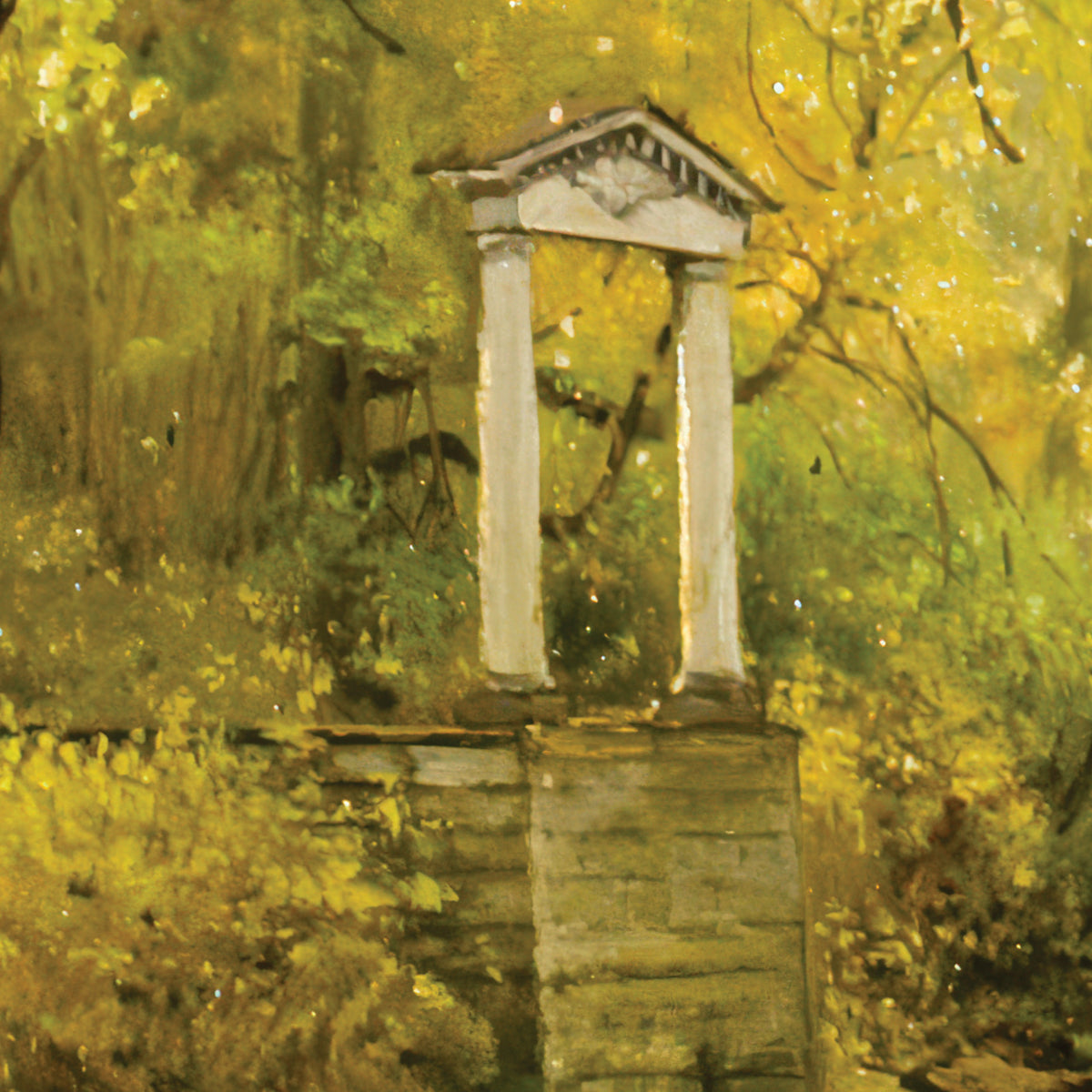 Autumn on Krestovsky Island – Ivan Shishkin, 1896, print detail at full resolution