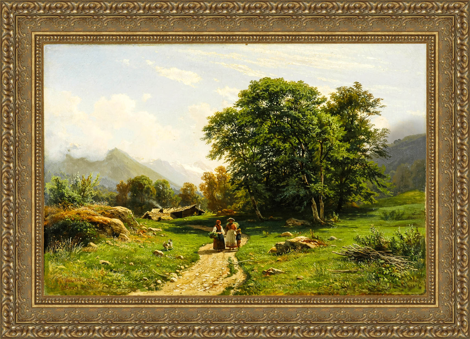 Swiss Landscape - Ivan Shishkin, 1866