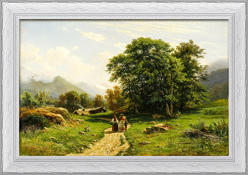 Swiss Landscape - Ivan Shishkin, 1866