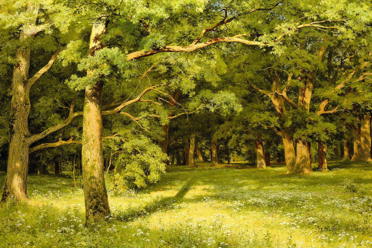 The Forest Clearing – Ivan Shishkin, 1889, framed