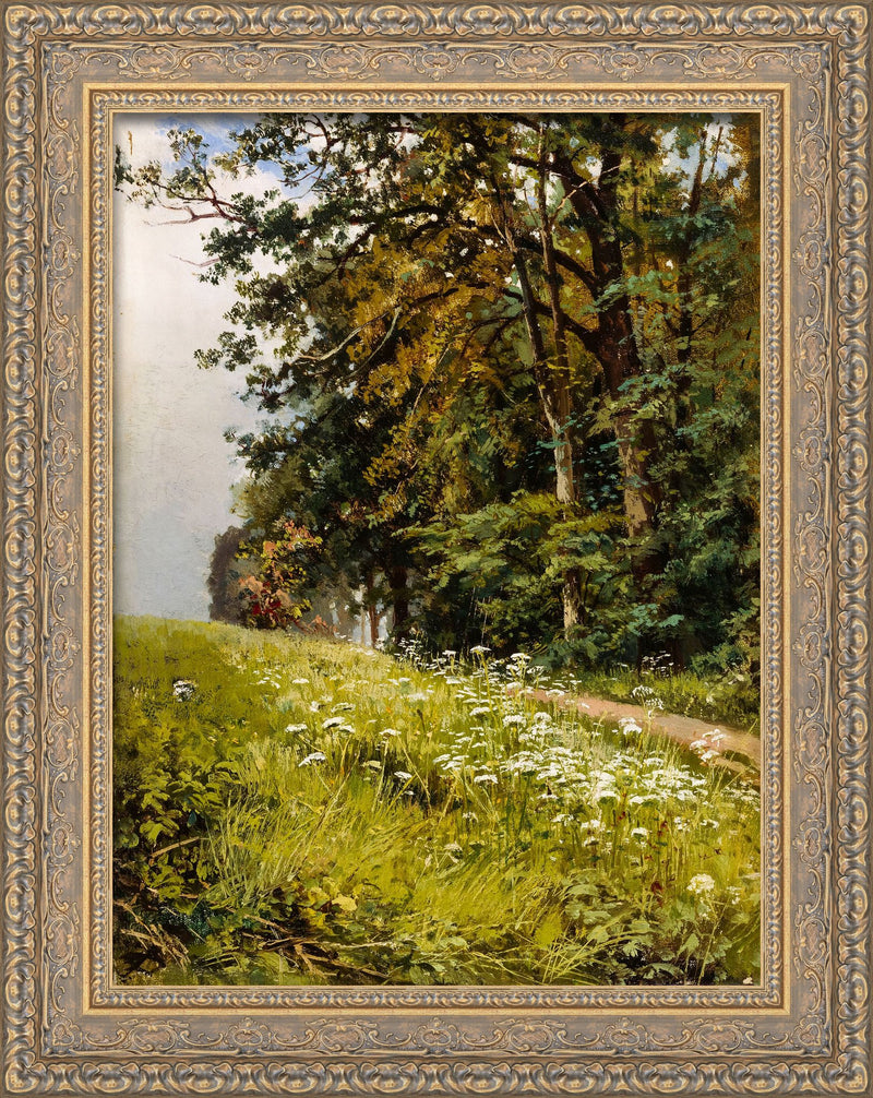 Woodland Edge with Wildflowers – Ivan Shishkin, c. 1884